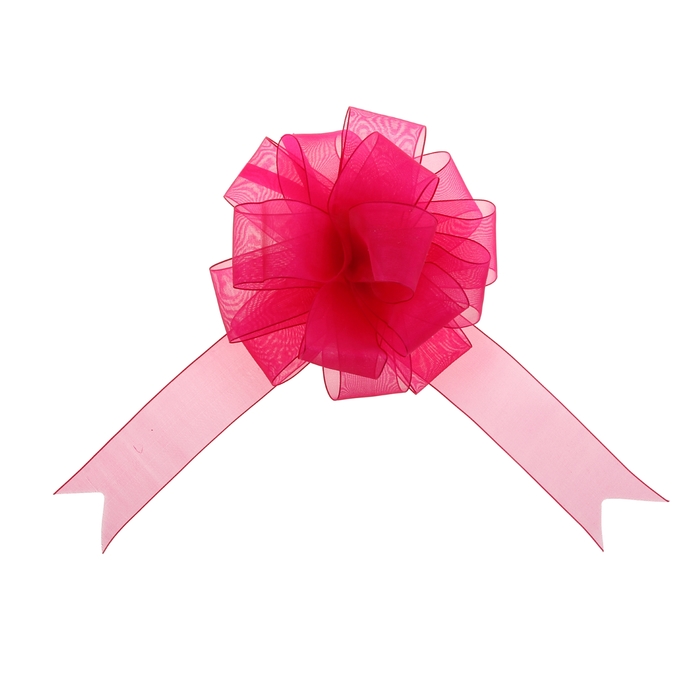 Бант-шар №5 "Лёгкость", цвет малиновый