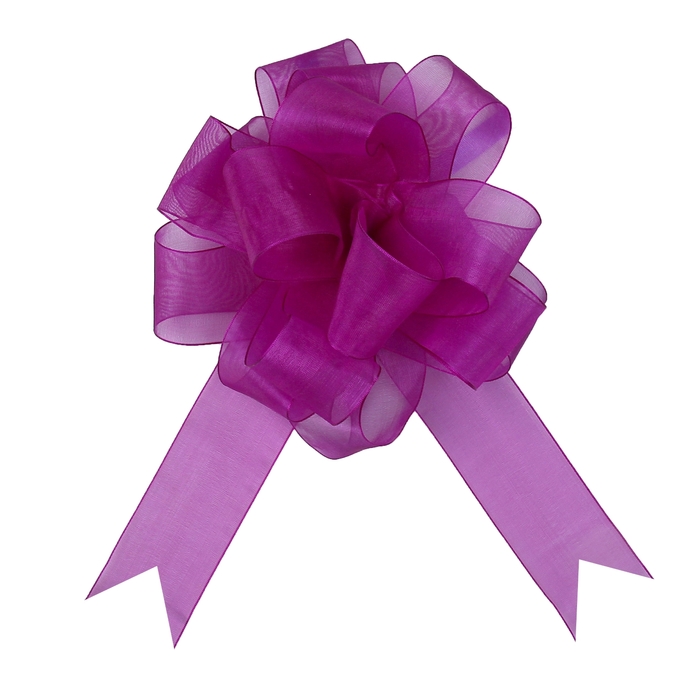 Бант-шар №5 "Лёгкость", цвет фиолетовый