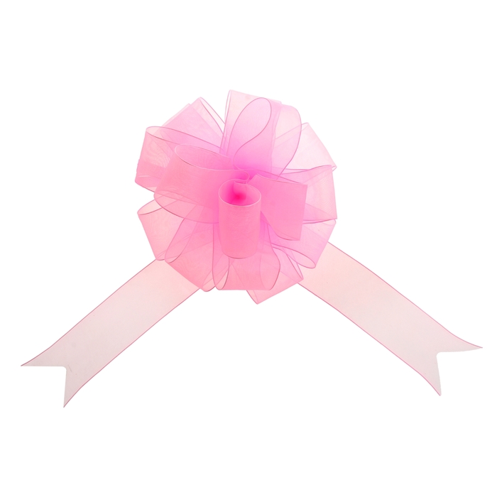 Бант-шар №5 "Лёгкость", цвет розовый