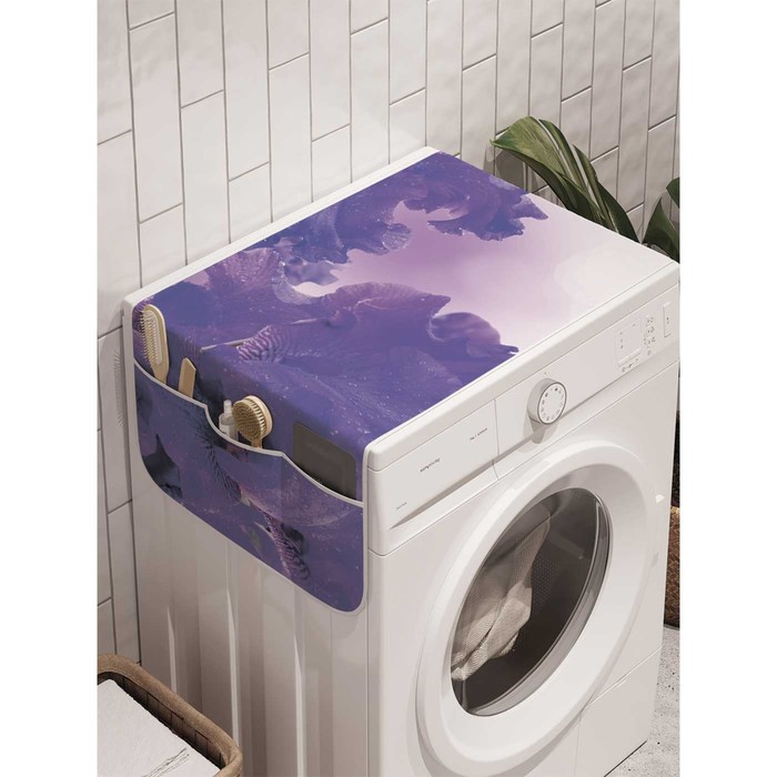 фото Чехол органайзер для стиральной машины, 40х120 см ambesonne