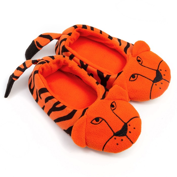 Туфли домашние (тапочки) детские 211, цвет оранжевый р-р 30