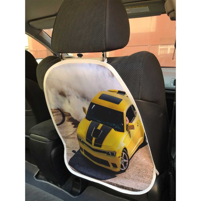 Защитная накидка на спинку сиденья автомобиля «Дым от автомобиля»