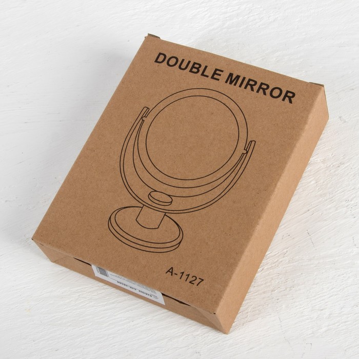 Зеркало на ножке «Палитра», круглое, двустороннее, с двукратным увеличением, цвет МИКС