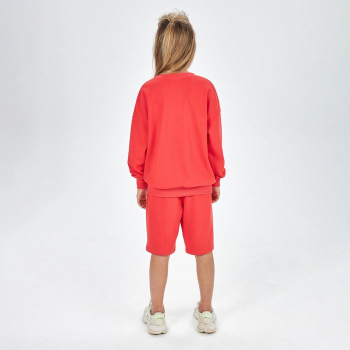 фото Комплект (джемпер, шорты) для девочки, рост 140-146 см kogankids