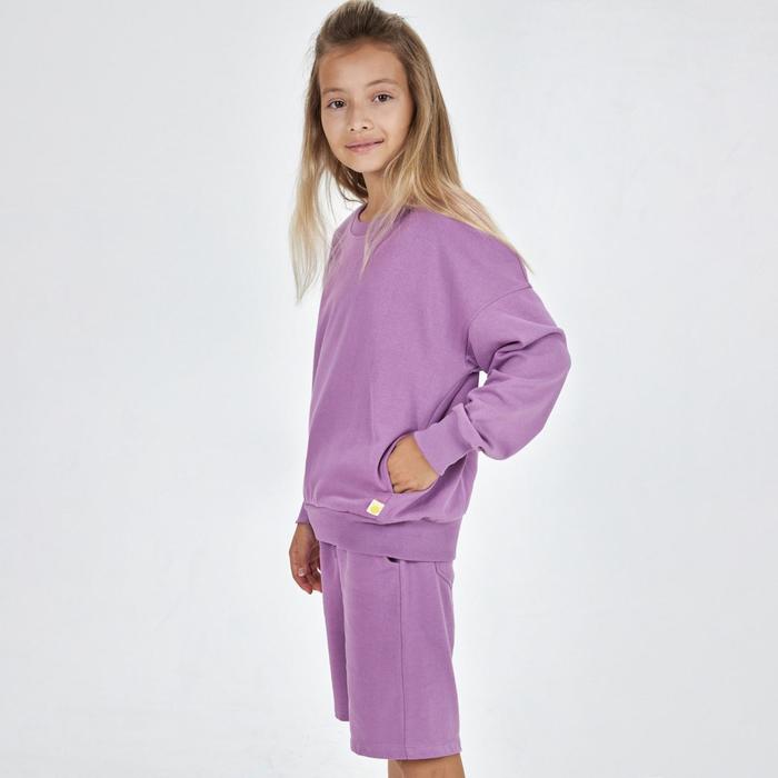 Комплект (джемпер, шорты) для девочки, рост  152-158  см