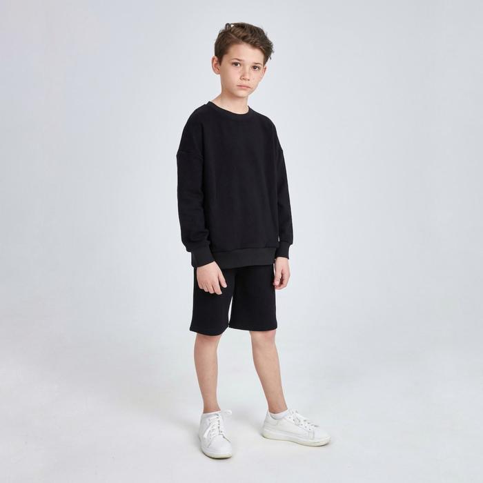 фото Комплект (джемпер, шорты) для мальчика, рост 146-152 см kogankids