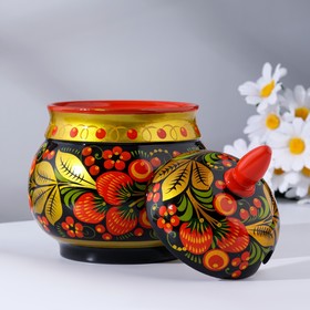 

Сахарница, 14,5х18 см, хохлома