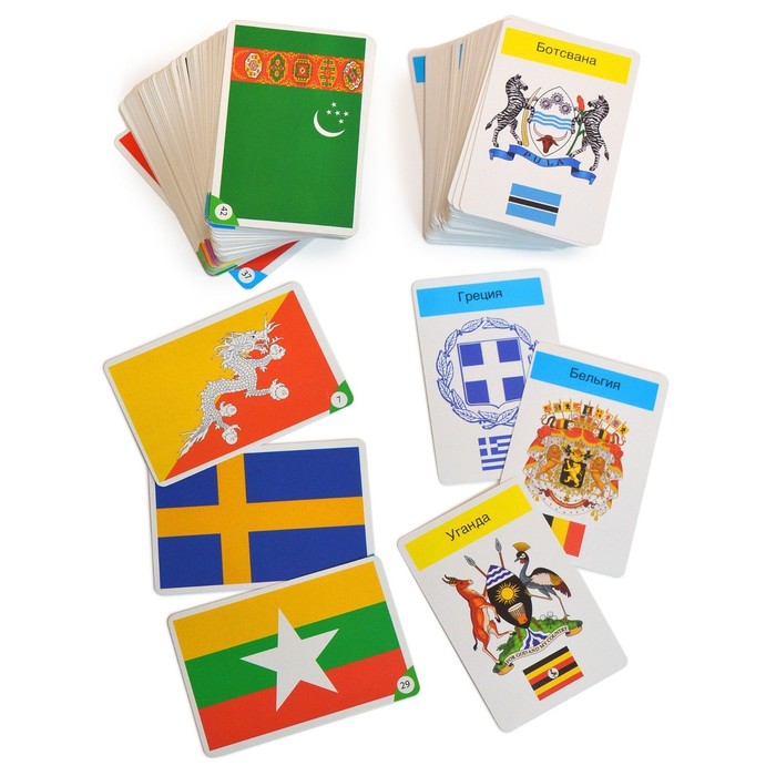 фото Карточные игры «все флаги мира» дрофа-медиа