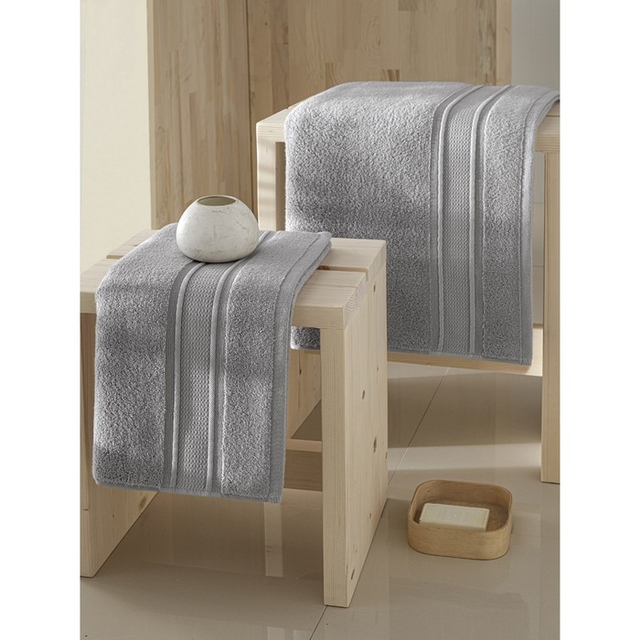 

Полотенце Viana zero twist 70x140, цвет серый