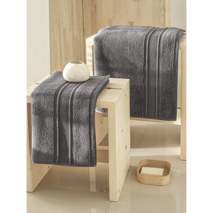 

Полотенце Viana zero twist 70x140, цвет тёмно-серый
