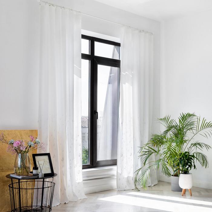 фото Комплект штор «дикси», размер 2х145х270 см, цвет белый pasionaria