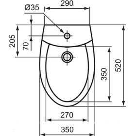 

Биде подвесное Vidima Sirius W820461, белый глянец