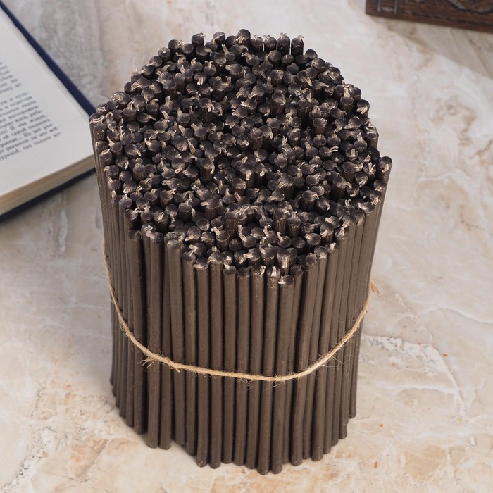 Свечи ритуальные чёрные № 80, 2 кг