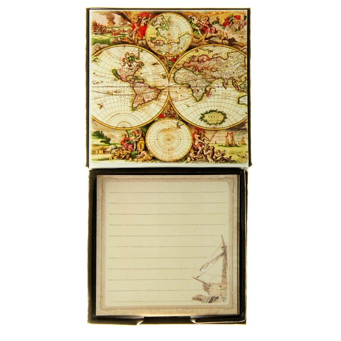 Блок для записей в футляре "Великие открытия" 150 листов