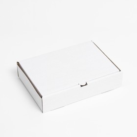 Коробка для пирога, белая, 29 х 20 х 6 см