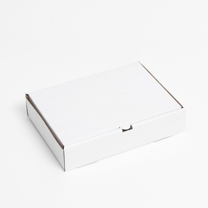 Коробка для пирога, белая, 29 х 20 х 6 см чабань бамбуковая тундра 29 х 20 6 х 5 4 см