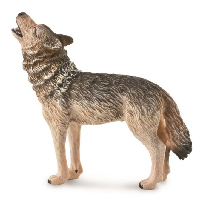 цена Фигурка животного «Обыкновенный волк воющий»