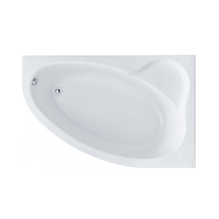 Ванна акриловая Santek «Эдера» 170х100 см, асимметричная правая, белая