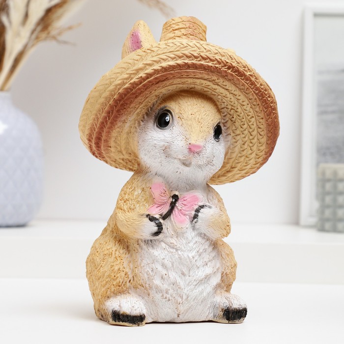 Копилка Кролик в шляпе 9х20см