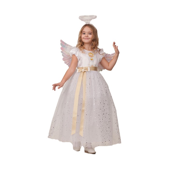 Карнавальный костюм «Ангел», рост 110 карнавальный костюм на новый годрозовый ангел