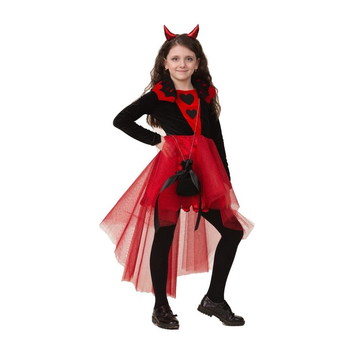 Карнавальный костюм «Дьяволица», рост 122