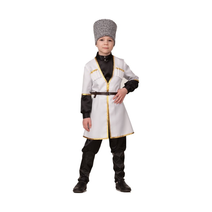 фото Карнавальный костюм «кавказский мальчик (белый)», рост 158 батик