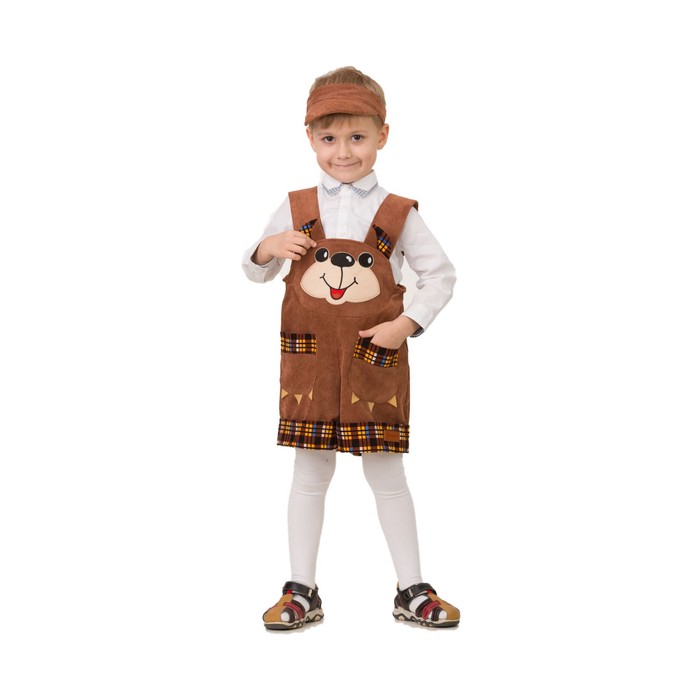 Карнавальный костюм «Медвежонок Топтыжкин (Лапки Царапки)», рост 110