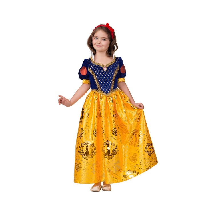 Карнавальный костюм «Принцесса Белоснежка», рост 104 см