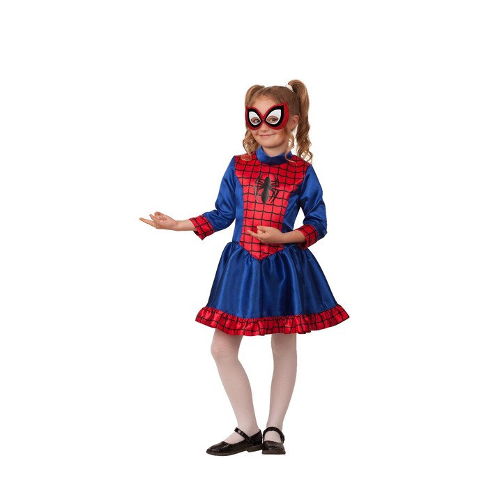 Карнавальный костюм «Человек-паук» девочка, рост 134 см