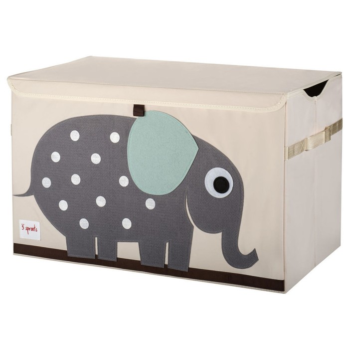 Сундук для хранения игрушек Elephant, цвет серый