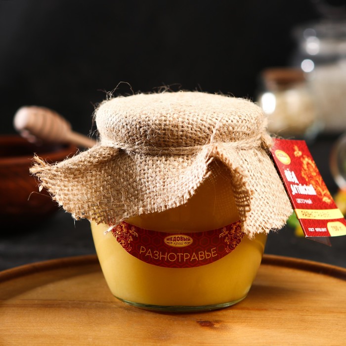 мёд алтайский разнотравье натуральный цветочный 200 г Мёд алтайский Разнотравье, 750 г