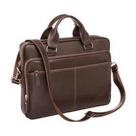 

926014/BR Портфель Glenroy, отдел на молнии, цвет коричневый 36х27х5см
