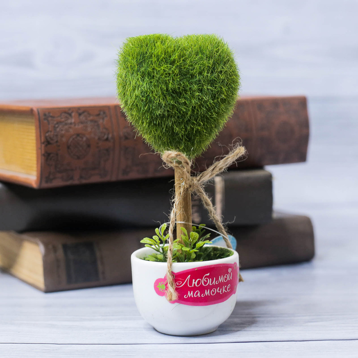 Декоративное мини–дерево «Любимой мамочке», 8 х 17 см