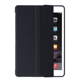 Чехол для iPad 7/8/9, 10.2", кожзам, силикон, темно-синий