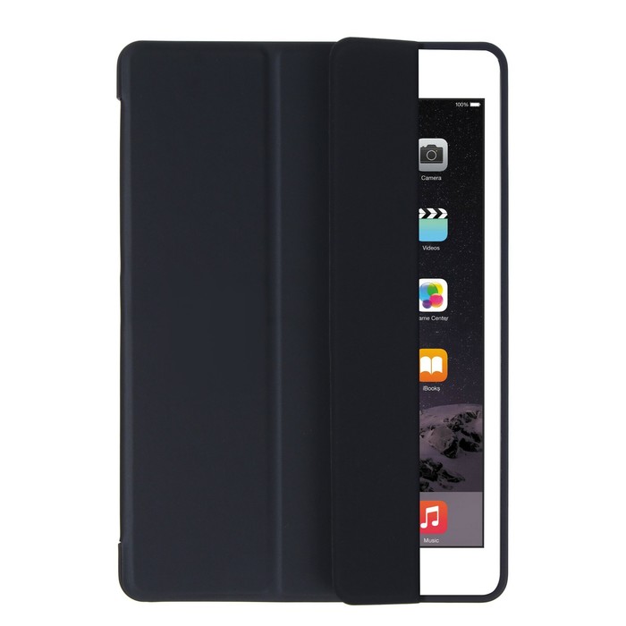 

Чехол для iPad 7/8/9, 10.2", кожзам, силикон, темно-синий