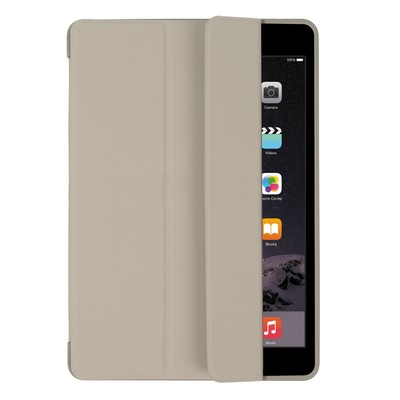 Чехол для iPad 7/8/9, 10.2", кожзам, силикон, серый