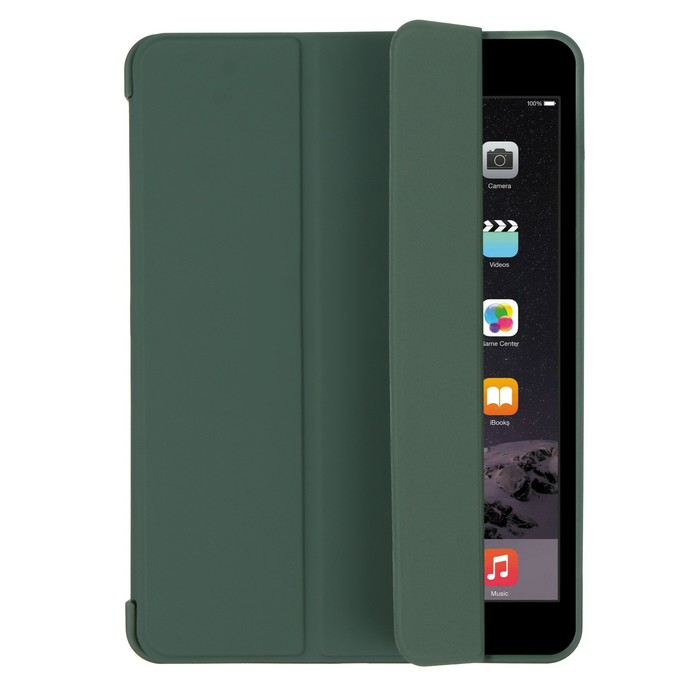 

Чехол для iPad Air 4, 10.9", кожзам, силикон, темно-зеленый