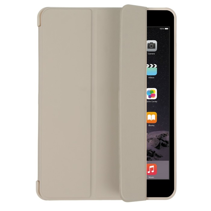 

Чехол для iPad Air 4, 10.9", кожзам, силикон, серый
