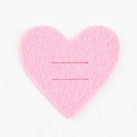 Набор для декора столовых предметов 'Love' 4 шт,  розовый, 5,4 х 5 см, 100% п/э, фетр Ош