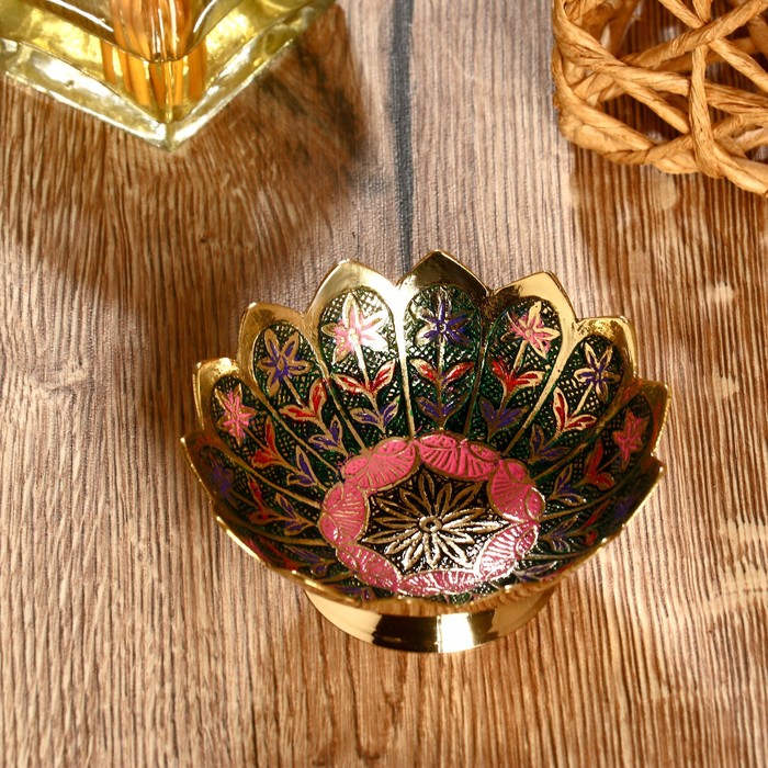 

Блюдо латунь "Миа" 9,5х9,5х4,5 см