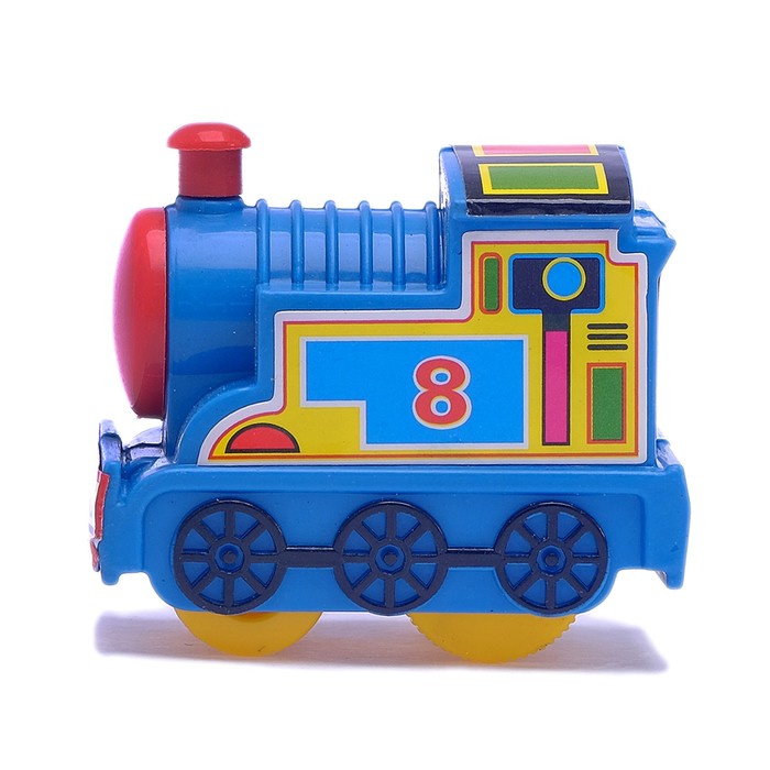 Паровоз инерционный "Весёлое путешествие", цвета МИКС
