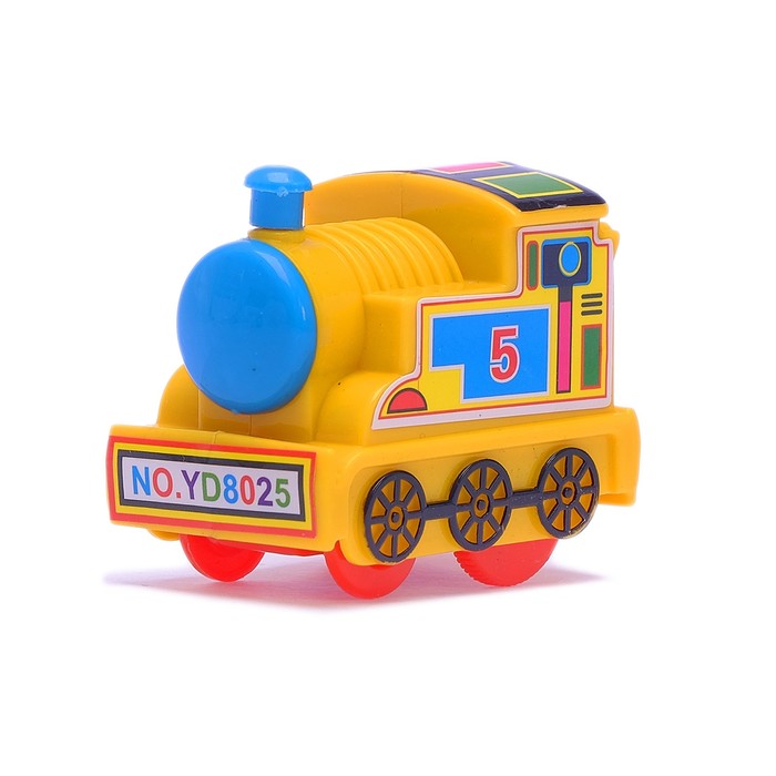 Паровоз инерционный "Весёлое путешествие", цвета МИКС