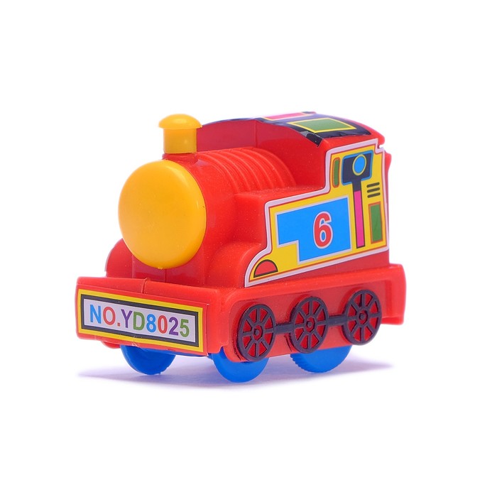 Паровоз инерционный "Весёлое путешествие", цвета МИКС