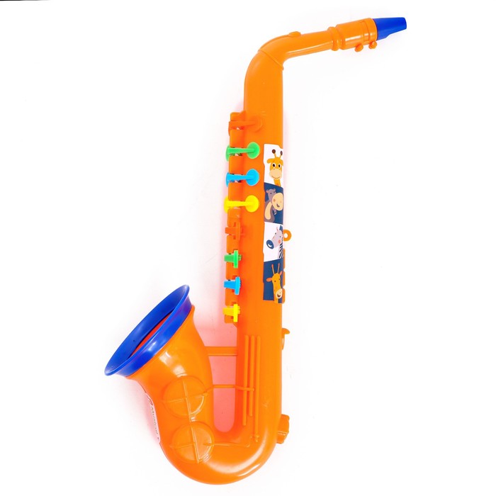 Игрушка музыкальная саксофон «Зверята», цвета МИКС