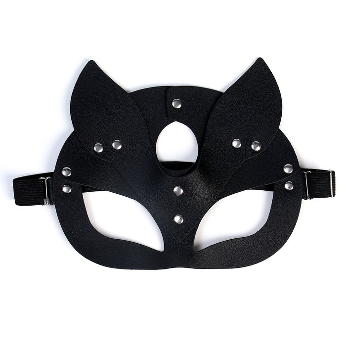 Карнавальная маска «Кошка», цвет чёрный карнавальная маска кошка цвет красный