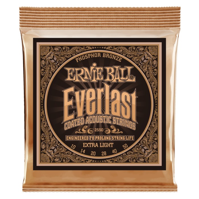 фото Струны для акустической гитары ernie ball 2550, (10-14-20w-28-40-50)