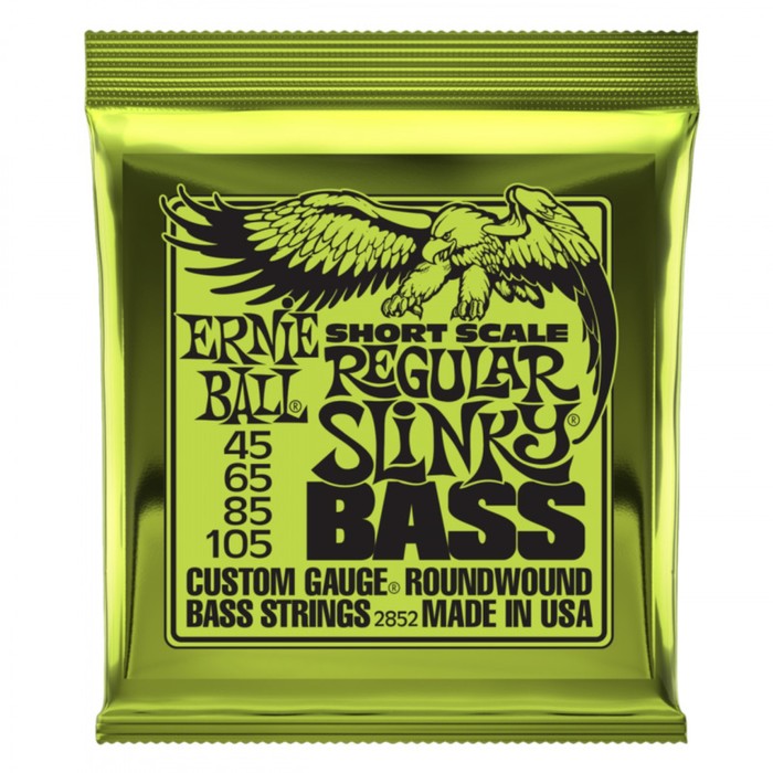 фото Струны для бас-гитары ernie ball 2852 nickel bass regular slinky short scale (50-105)