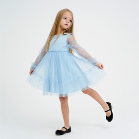 Платье для девочки KAFTAN, размер 36 (134-140 см), цвет голубой