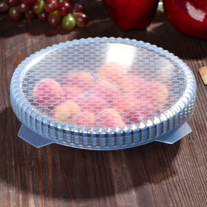 

Крышка силиконовая, d=21 см, h=2 см, цвет прозрачный
