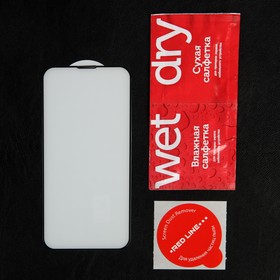 

Защитное стекло Red Line для iPhone 13 mini, Full Glue, защита динамика, черное